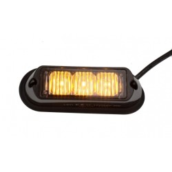 Flash stroboscopic cu 3 LED-uri Galbene 